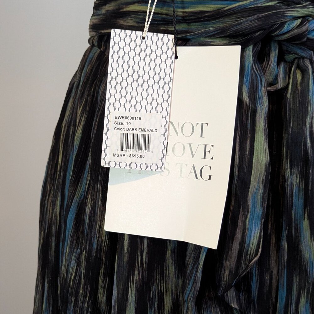 NWT 100% Silk New With Tags Gown Bohemian Resort Vacation  Medium - Picture 3 of 16